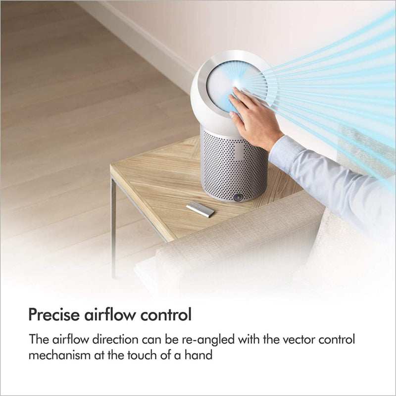 DYSON | Pure Cool Me Personal Purifying Fan BP01 HEPA Air Purifier & Fan White | BP01 WH/SV, BO01 WH/SV