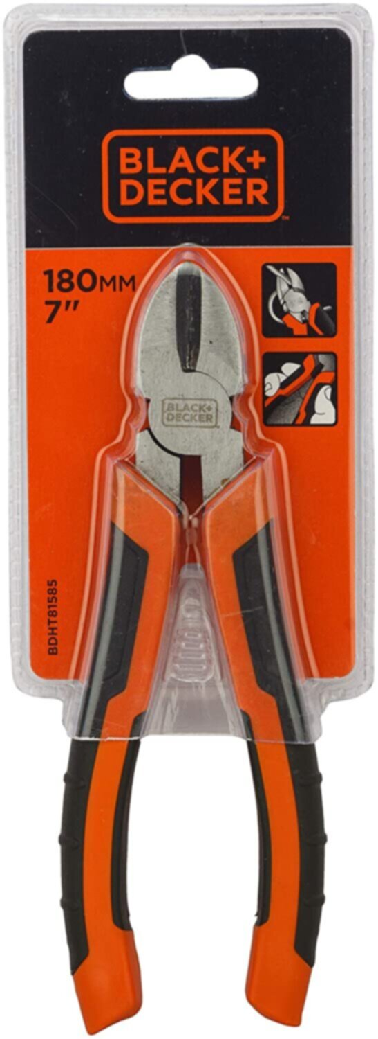 BLACK+DECKER | 180Mm Diagonal Cutting Pliers | BDHT81585
