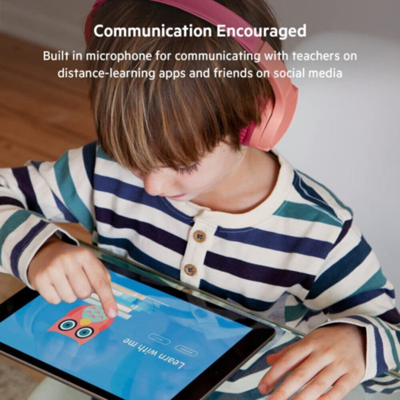 BELKIN | SOUNDFORMâ„¢ Mini Wireless On-Ear Headphones for Kids Pink | AUD002btPK
