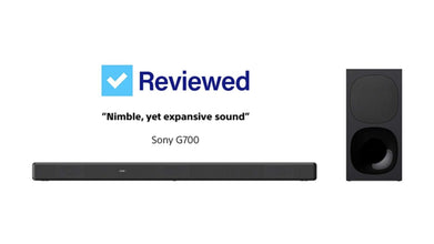 SONY | 4K Dolby Atmos/DTS:X Sound Bar for TV with Wireless subwoofer, 3.1ch Home Theater System (400W) | HT-G700