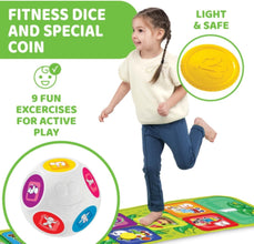 CHICCO | Electronic Hopscotch Jump & Fit Play Mat Multi-Coloured | 9150000000