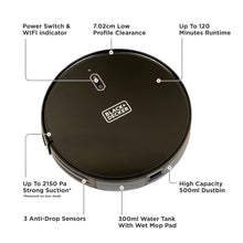 BLACK+DECKER | 2 In 1 Robotic Vacuum And Mop | BRVA425B00-B5