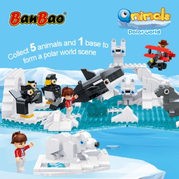 BANBAO | Qnimals Assorted Building Toy | 6665