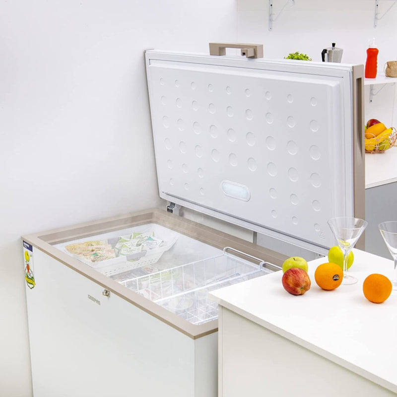 GEEPAS | Chest Freezer 410Ltr 180W White | GCF4106WAH