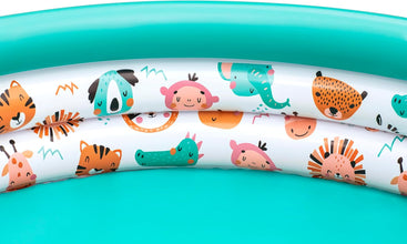 BESTWAY | Safari Pals Kiddie Paddling Pool 122x25cm | BES115TOY01829