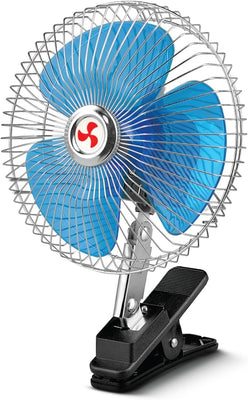 OLSENMARK |  8" Automobile Clip Fan with LED Light |  OMF1944