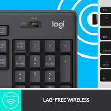 LOGITECH | Silent Wireless Keyboard Mouse Combo | MK295