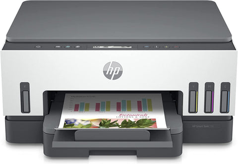 HP | Smart Tank 720 Wi Fi Duplexer All-in-One Inkjet Printer Print, Copy and Scan | 6UU46A