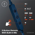 JBL| T310CUSB-C Blue Wired Hi-Res In-Ear Headphones | 301001000000620