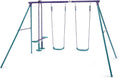 PLUM | Jupiter Double Swing & Glider Set Purple/Teal Age 3-10Yrs | 22102AB82