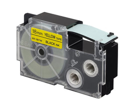 CASIO | Label Printer Tape Black and Yellow 18mm | XR-18YW1-W-DJ1