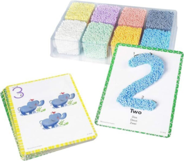 LEARNING RESOURCES UK| Playfoam Shape & Learn Numbers Set (3+ Years) | EI-1918