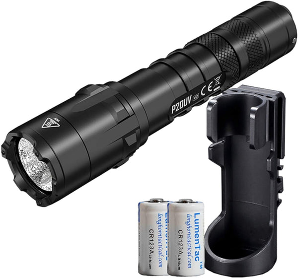NITECORE | White+UV Dual Output Tactical Flashlight 1000 Lumens 320mW UV | P20UV V2