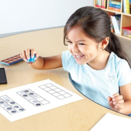 LEARNING RESOURCES UK| Ten Frame Stamp | LER6652