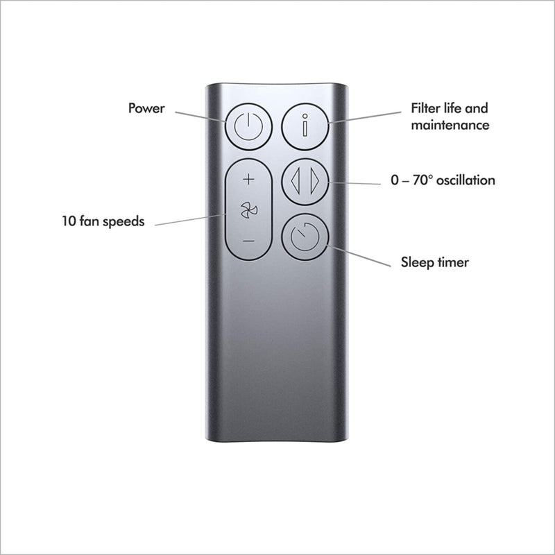 DYSON | Pure Cool Me Personal Purifying Fan BP01 HEPA Air Purifier & Fan White | BP01 WH/SV, BO01 WH/SV