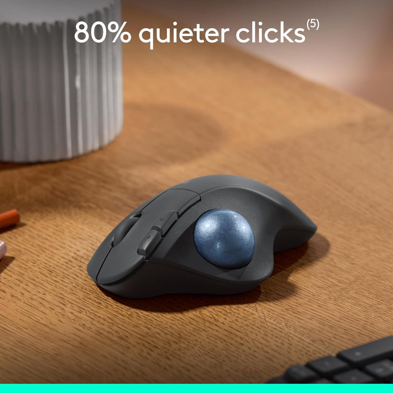 LOGITECH | Ergo M575 Wireless Trackball Mouse Black Medium