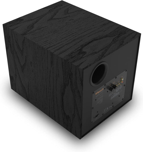 KLIPSCH | 10" Powered Subwoofer Black Textured Wood Grain Vinyl Single | R-101SW