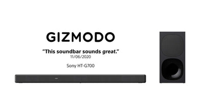 SONY | 4K Dolby Atmos/DTS:X Sound Bar for TV with Wireless subwoofer, 3.1ch Home Theater System (400W) | HT-G700