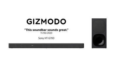 SONY | 4K Dolby Atmos/DTS:X Sound Bar for TV with Wireless subwoofer, 3.1ch Home Theater System (400W) | HT-G700