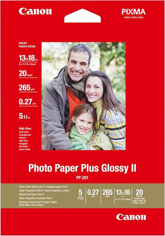 CANON | PP-201 Glossy II Photo Paper Plus 5x7 20 Sheets