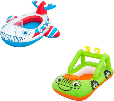 BESTWAY | Lil Navigator Childrens Assorted Inflatable Car Or Aircraft | BES115TOY01808