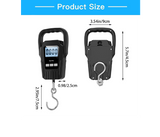 Scale110lb/50kg Luggage Scale,Upgrade Large Handle & Backlit LCD Display, Suitcase Scale with Comfortable Handle & Large Hook | JPO1910