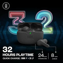 JBL|  Wavebeam Black True Wireless Earbuds | 301001000000569