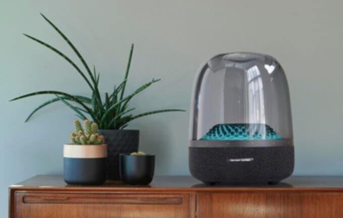 HARMAN KARDON|  Aura Studio 4 Black Bluetooth Home Speaker | 301001000000590
