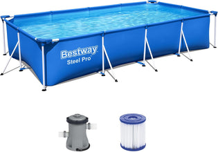 BESTWAY | Steel Pro Above Ground Pool Blue 56424 4mx2.11m | BES115TOY01892