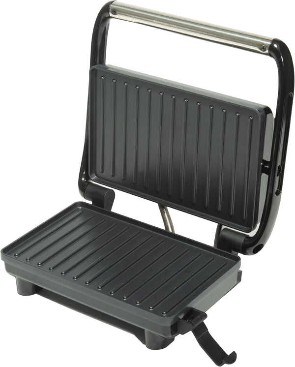 CLIKON | Contact Grill Toaster Non Stick Coated Grill Plate With Stainless Steel Body 800W | CK2470