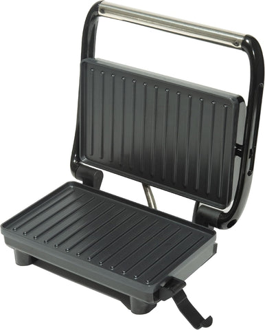 CLIKON | Contact Grill Toaster Non Stick Coated Grill Plate With Stainless Steel Body 800W | CK2470