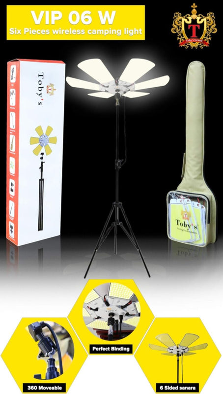 TOBYS | Camping Light Vip-6 Sanara Full Set with Bag