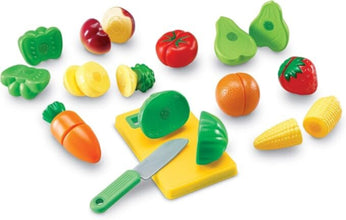 LEARNING RESOURCES UK| Pretend & Play Sliceable Fruits & Veggies | LER7287