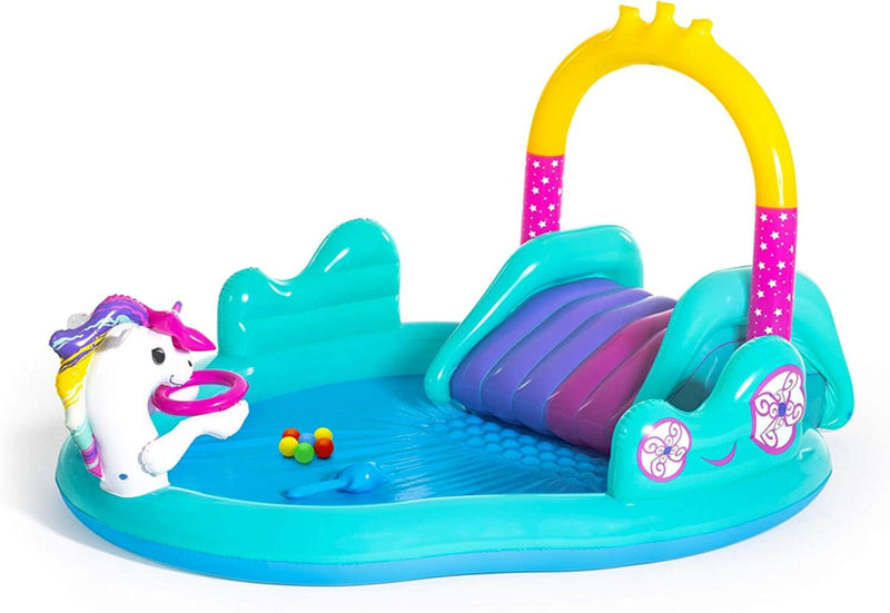 BESTWAY | Magical Unicorn Carriage Play Center 9' x 6'6