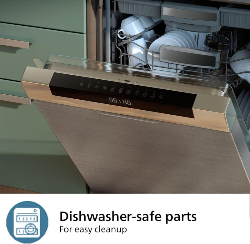 PHILIPS | 3000 Series Air Fryer Dual Basket 9L, 2 Drawer Black | NA350/00