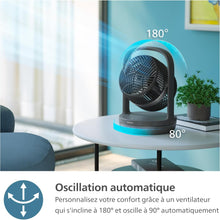 PHILIPS | 3000 Series Oscillating Table Fan Black | CX3050/01