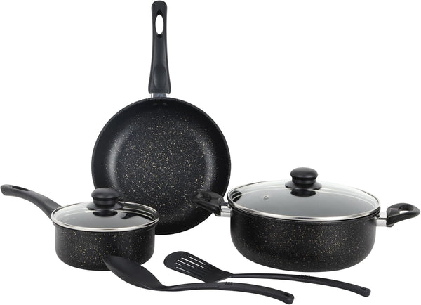 ROYALFORD | Elite 7-Piece Forged Aluminum Cookware Set | RF12622