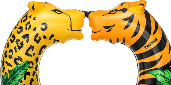 BESTWAY | Float N Fashion Jungle Dream Split Swim Tube 43" x 35"/1.09m x 89cm | BES115TOY01568
