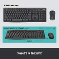 LOGITECH | Silent Wireless Keyboard Mouse Combo | MK295