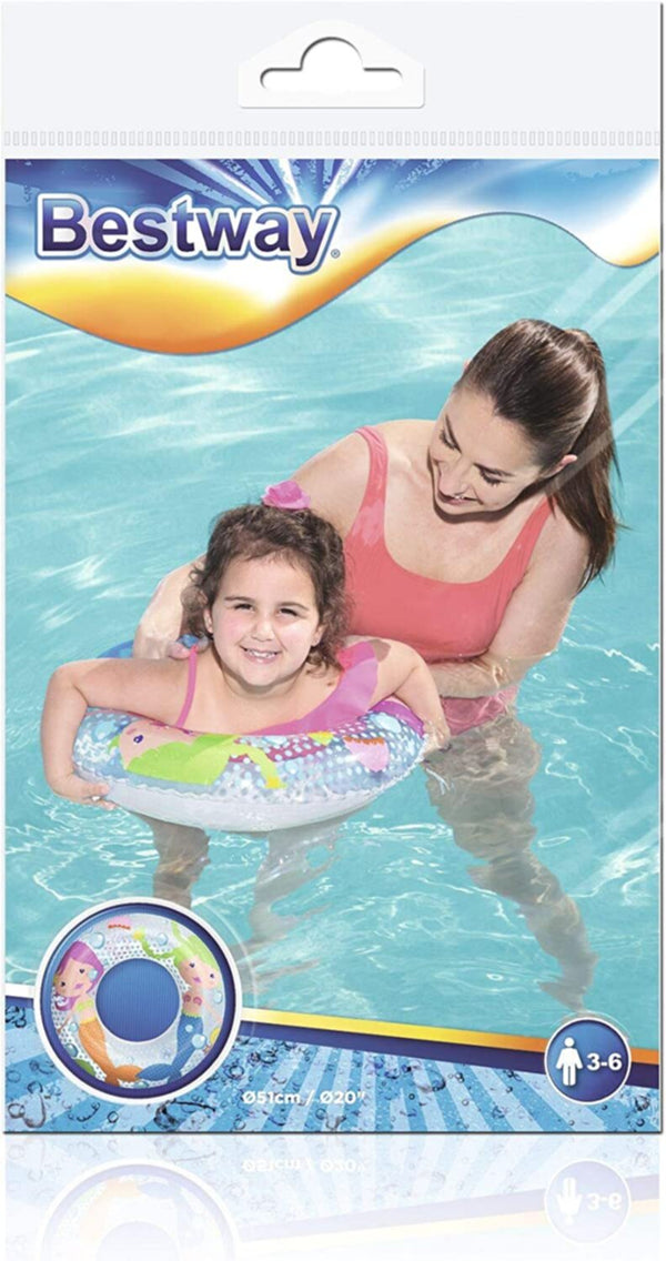 BESTWAY | Sea Adventures Swim Ring Assorted 20"/51cm | BES115TOY00244