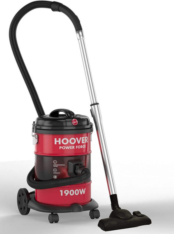 HOOVER | Power Force Tank Vacuum Cleaner 18Ltr 1900W Red | HT87-T1-ME