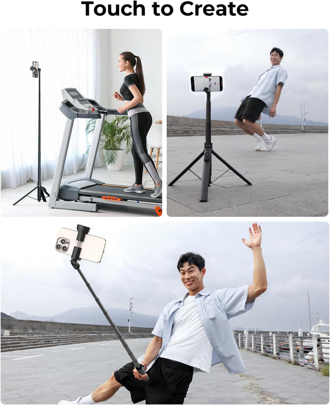 SMALLRIG | One-Touch Deploy Selfie Stick Tripod Black | ST30
