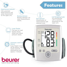 BEURER | Upper Arm Blood Pressure Monitor With Risk Indicator | BM 35