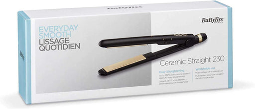 BABYLISS | Travel Hair Straightener Ceramic Straight 230 | ST 089 SDE