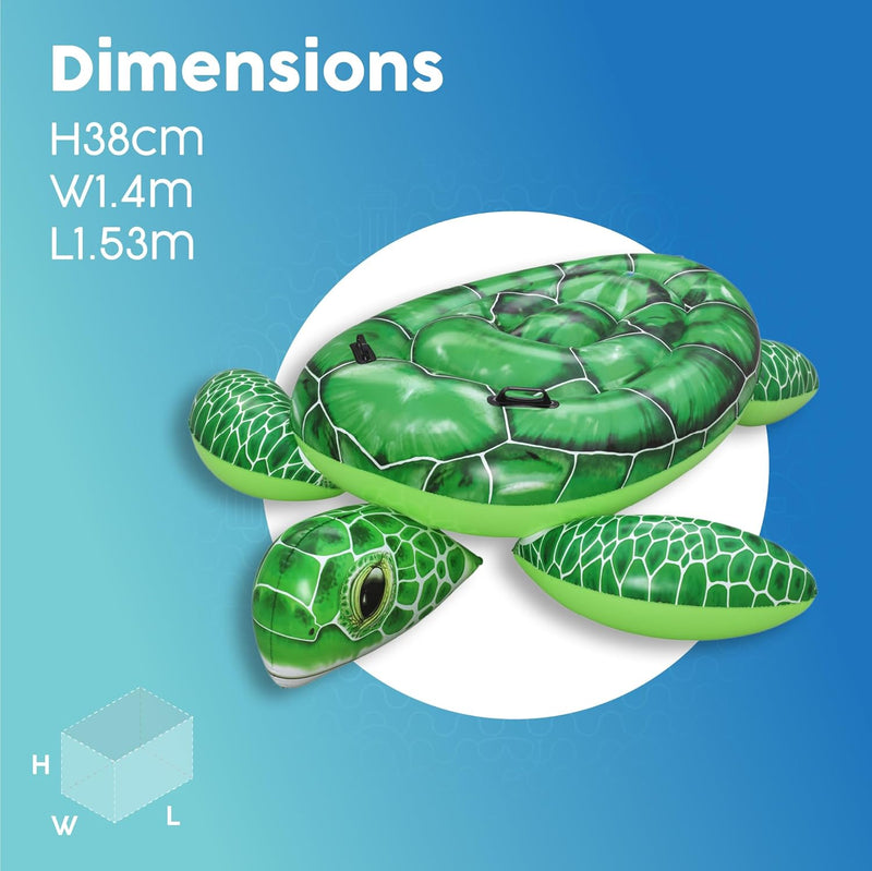 BESTWAY | Ride On Slide For Tidal Turtles 59x57-1.50mx1.45m | BES115TOY01814
