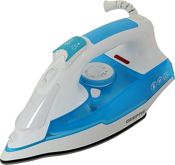 GEEPAS |  Steam Iron Assorted Colors | GSI7809