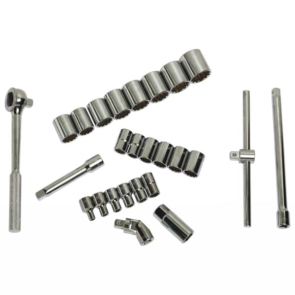 STANLEY | Socket Set 10Mm-32M 1/2" Dr  27Pc-12Pt | 86-477