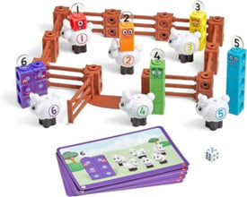 LEARNING RESOURCES UK| Mathlink Cubes Numberblocks Sheep Farm Activity Set | HM96093-UK