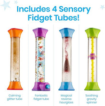 LEARNING RESOURCES UK| Sensory Fidget Tubes, Set Of 4 (3+ Years) | 92419