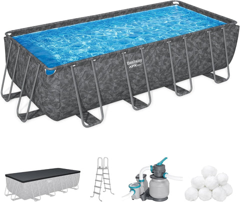 BESTWAY | APX Rectangular Pool Set 365 18x9x52-5.49mx2.74mx1.32m | BES115TOY01847